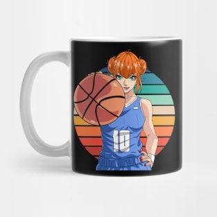 Female Basketball Player Hoops Girl Athlete Mug